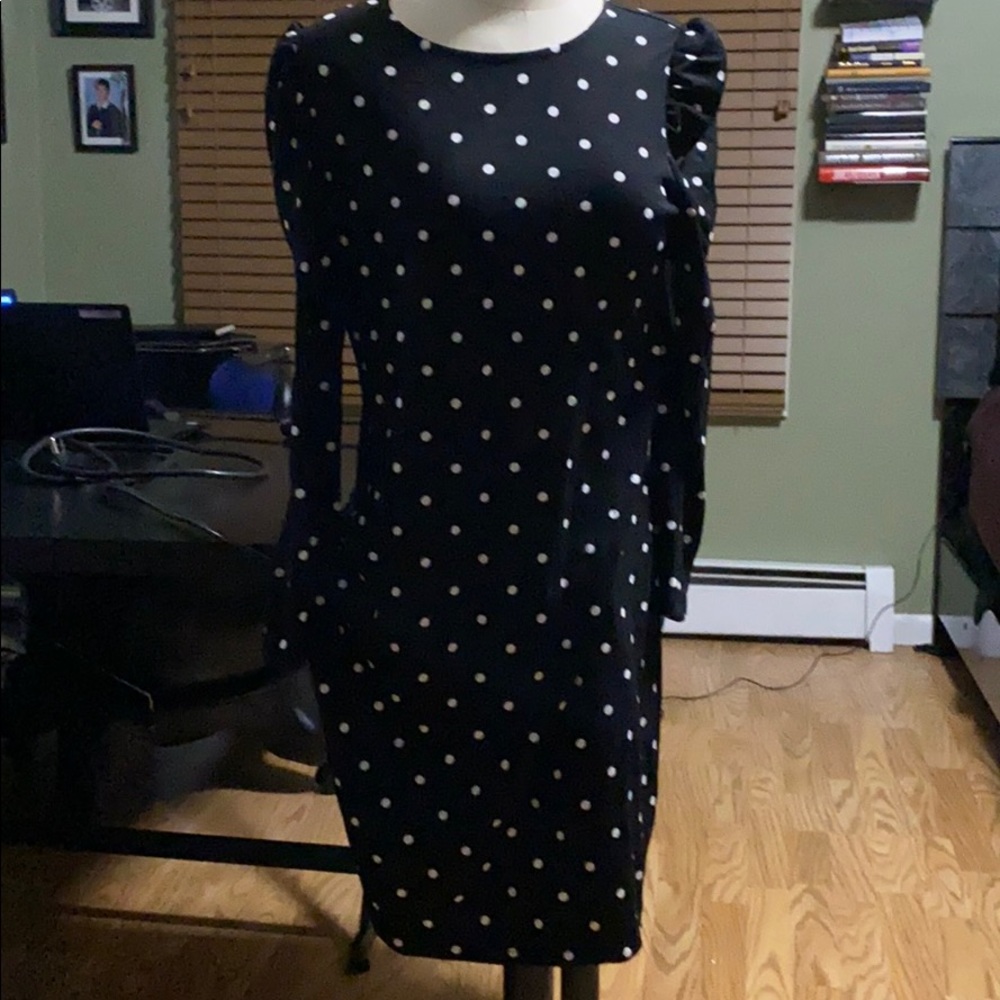 Black and white dress